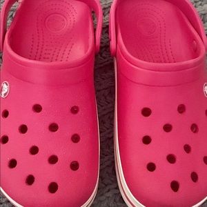 Women’s Crocs hot pink